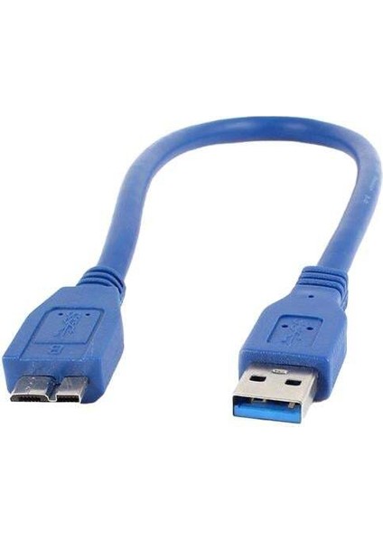PM-12900 USB 3.0 Mavi 30 cm Data Mıcro USB Kablosu