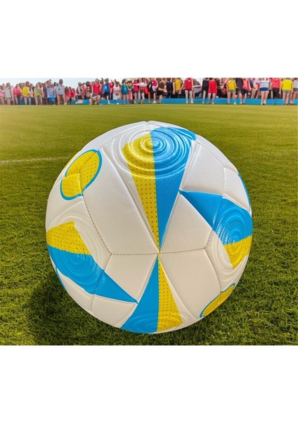 Avrupa Futbol Şampiyonası Maç Topu Kabartmalı Yüzey Halı Saha Çim Topu(Beton Zemine Uygun)+Pompa