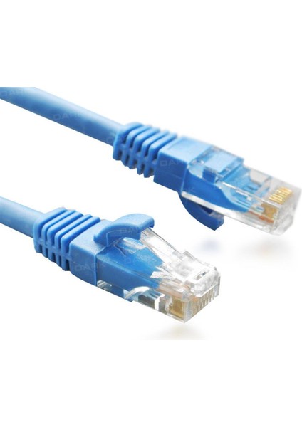 DK-CB-NT6U500BU 5mt Cat6 CU AWG24-7 UTP Mavi Patch Network Kablosu
