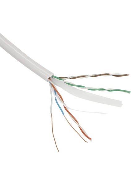NC614-100 Utp Ca6 23 Awg 0.57CCA 100MT Gri Kablo