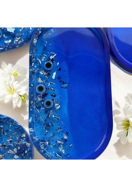 Epoksi Reçine Sunumluk - Mavi Nazar - 6'lı Set fiyatları