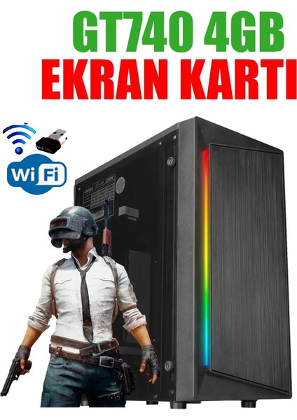 N33x Intel Core i7-860 16 GB Ram 256 GB SSD 4GB GT740,Masaüstü Oyuncu Bilgisayar