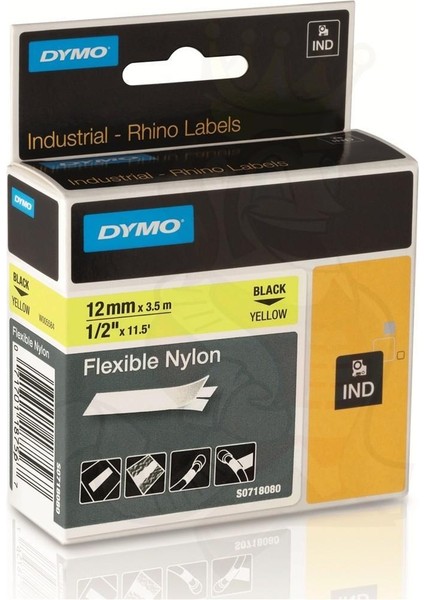 Rhinopro Esnek Naylon 12MMX3,5M Sarı-Siyah