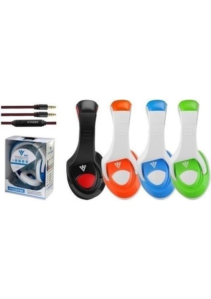 Heyf® Vykon MQ4440MM Sürücülü Mikrofonlu Bilgisayar Kulaklığı Jak Girişli