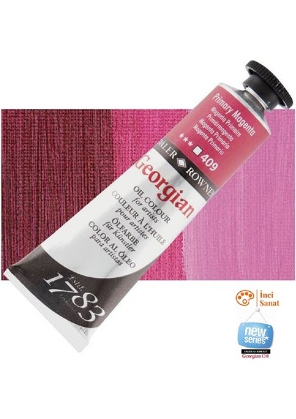 Georgian N:409 Permanent Magenta Yağlı Boya 38ML Profesyonel Yeni Paket