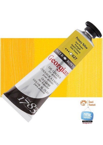 Georgian N:627 Primary Yellow Yağlı Boya 38ML Profesyonel Yeni Paket
