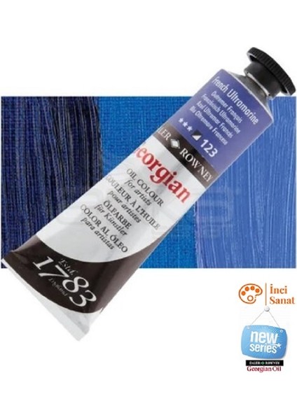 Georgian N:123 French Ultramarine Yağlı Boya 38ML Profesyonel Yeni Paket