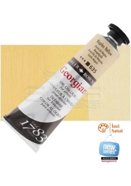 Georgian N:635 Naples Yellow Yağlı Boya 38ML Profesyonel Yeni Paket