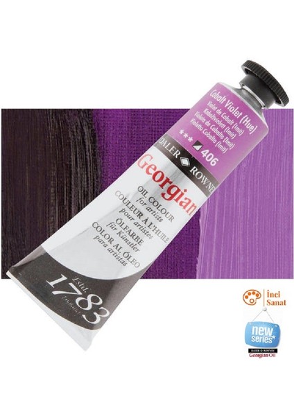 Georgian N:406 Cobalt Violet (Hue) Yağlı Boya 38ML Profesyonel Yeni Paket