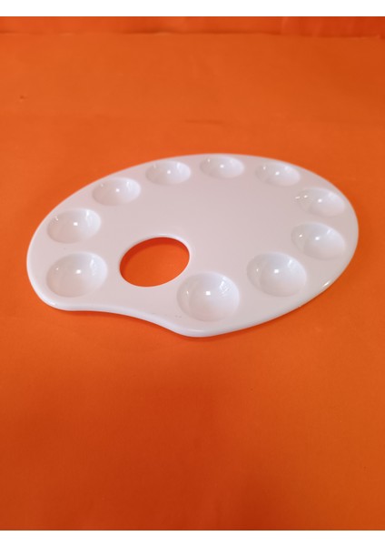 23 cm Orta Plastik Godeli Öğrenci Resim Paleti Boya Malzemesi 1723 fiyatları