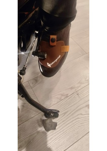 Motosiklet Ayakkabı Koruyucu Taba Renk Motorsiklet Ayakkabı Koruyucu Motor Vites Pedi Ayakkabı Koruma Pedi Kauçuk Motosiklet Ayakkabı Koruma Pedi Bay Bayan Unisex