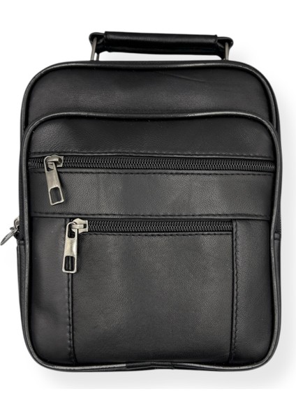 Deri Uzun Askılı Erkek El ve Omuz Çantası