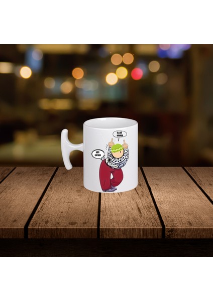 Kufi Kafada Hummer Saplı Bardak