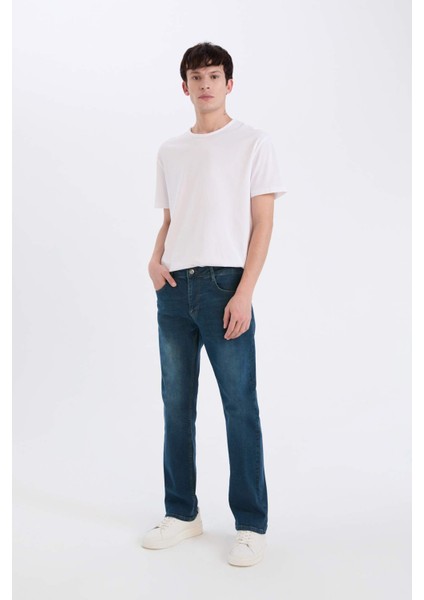 Sergio Regular Fit Normal Kalıp Normal Bel Boru Paça Jean Pantolon R9026AZ25SP