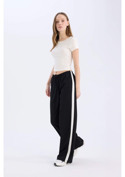 Coool Wide Leg Cepli Normal Bel Geniş Paça Palazzo Pantolon E7747AX25SP