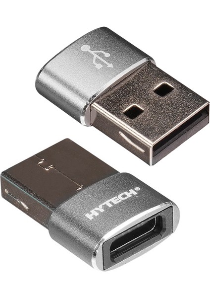Type-C Dişi To USB Erkek Metal Gövdeli Otg Çevirici, Hytech HY-XO33,