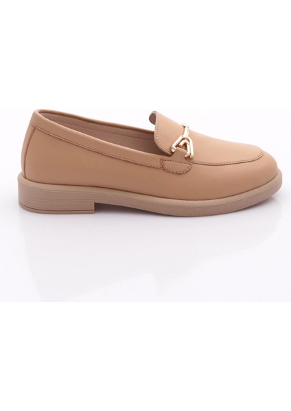 704 Kadin Aksesuarli Loafer Ayakkabi