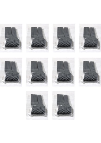 Plastik Gri Renkli Lü x Parti Doğum Günü Çatal - 18 cm . - 25 Adetlik 10 Paket