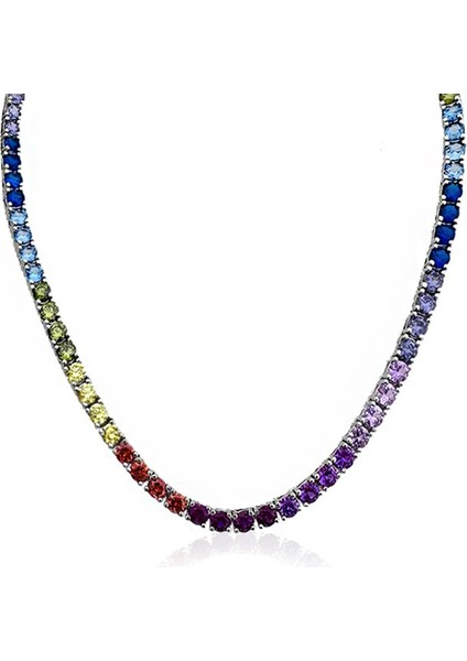 3mm Multicolor Gümüş Kolye MS2881, 40 cm 925 Ayar Kadın Gümüş Kolye fiyatları