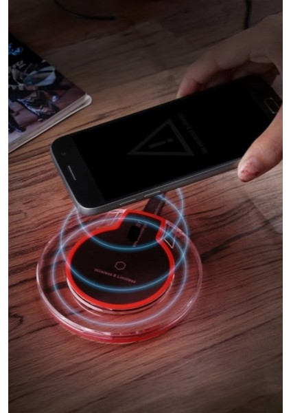 A12 Kablosuz Şarj Cihazı Adaptörü 10W