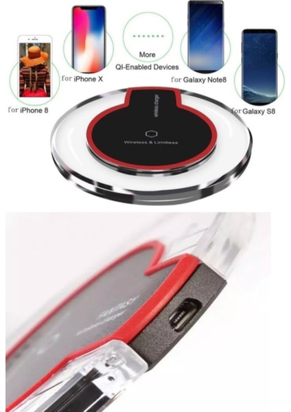 A12 Kablosuz Şarj Cihazı Adaptörü 10W fırsatları