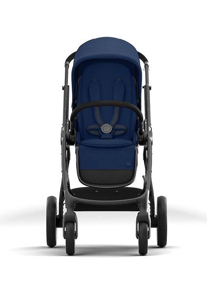 Gazelle S (Black Şasi) Ikiz Bebek Arabası (Navy Blue)