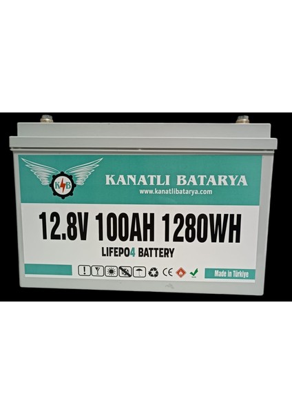 Kb 12V 100 Ah Lifepo4 Akü