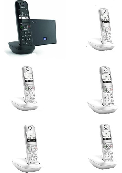 Analog Ve Ip 6 Dahili Dect Telsiz Kablosuz Telefon Santrali