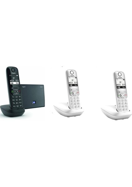 Analog ve Ip 3 Dahili Dect Telsiz Kablosuz Telefon Santrali