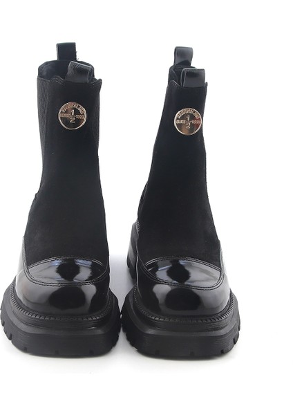 Kadın Bot RC-24K-001-R37506 John May Siyah Rugan- siyah Nubuk 295-317 modelleri