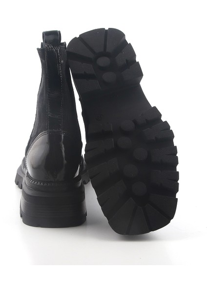 Kadın Bot RC-24K-001-R37506 John May Siyah Rugan- siyah Nubuk 295-317 indirimleri