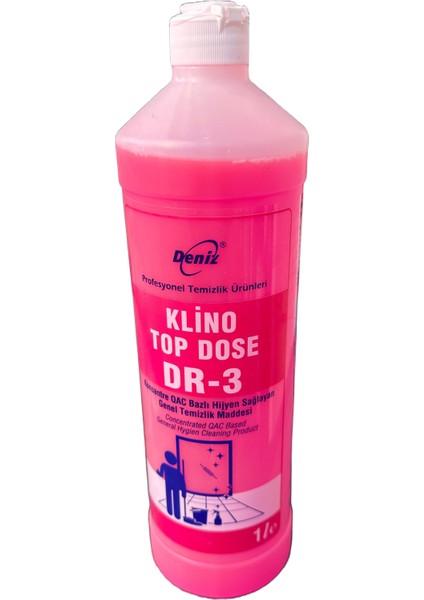 Top Dose Dr-3 Oac Bazlı Hijyen Sağlayan Genel Temizlik Maddesi (Konsantre) - 1 Lt.