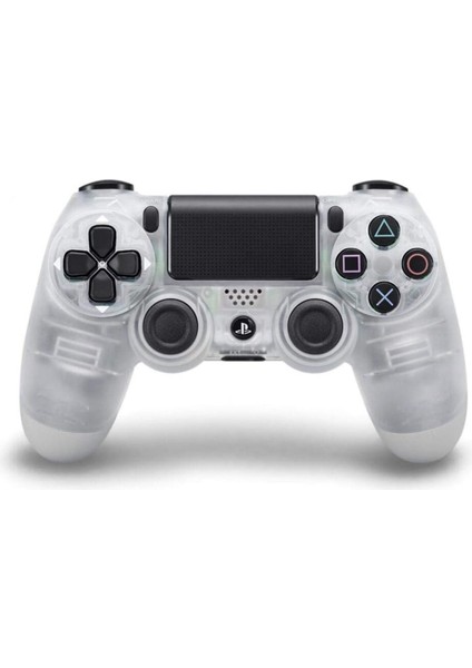 Ps4 Kablosuz Gamepad Garantili Joystick Yenilenmis Gamepad Controller - Şeffaf Beyaz