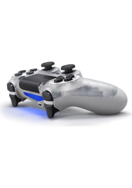 Ps4 Kablosuz Gamepad Garantili Joystick Yenilenmis Gamepad Controller - Şeffaf Beyaz