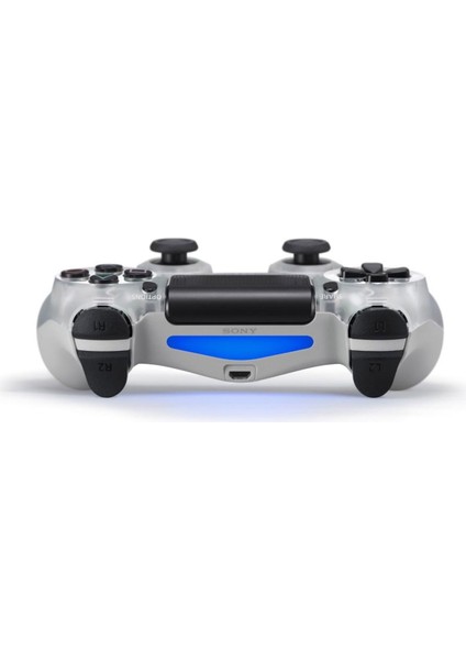 Ps4 Kablosuz Gamepad Garantili Joystick Yenilenmis Gamepad Controller - Şeffaf Beyaz