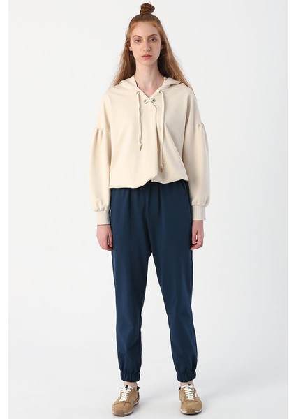 Koyu Indigo-Jogger Eşofman Altı
