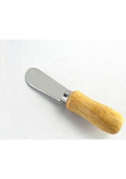 Herseyevinizde Tereyağı Bıçağı - Mini Spatula Ahşap Saplı 6 Adet