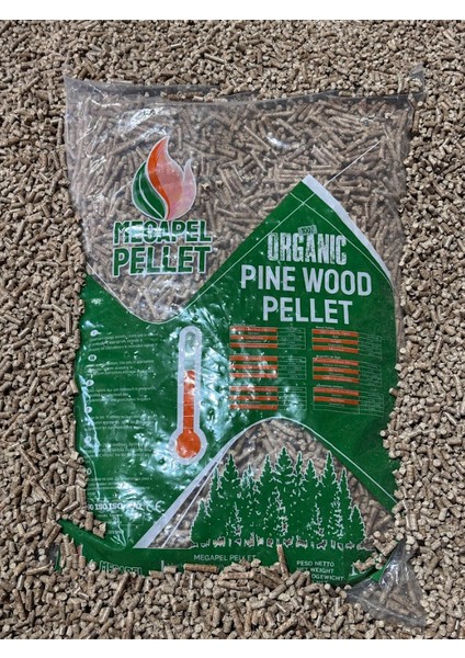 %100 Çam Peleti 6mm 15KG