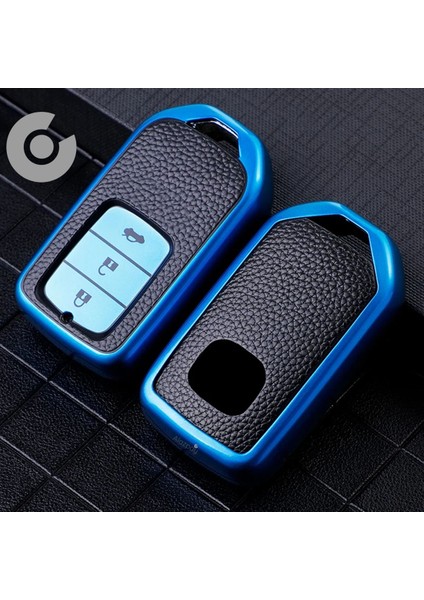Honda Civic Fc5 Hr-V Cr-V City Tpu Deri Görünümlü Anahtar Kılıfı (1 Adet)