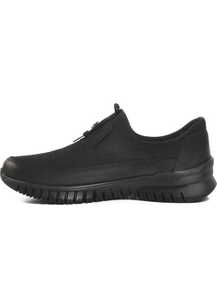 Siyah Nubuk Deri Kadın Günlük Ayakkabı fiyatları