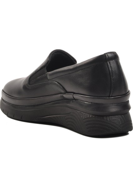 Siyah Deri Kadın Günlük Ayakkabı fırsatları