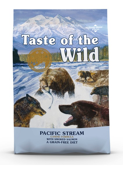 Pacific Stream Canine Formula Somon Fümeli Tahılsız Yetişkin Köpek Maması 12.2 Kg