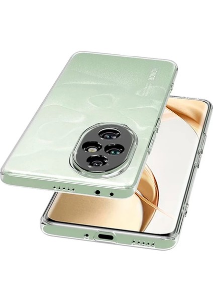 Honor 200 Pro Uyumlu Kılıf Kamera Korumalı Şeffaf Ultra Ince Esnek Renksiz Silikon Kapak