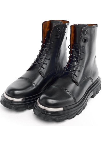 Fermuarlı Bağcıklı Hakiki Deri Erkek Bot fiyatları