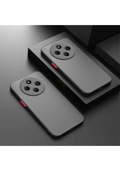 Xiaomi Redmi 14C 4g Kılıf Mat Parmak Izi Yapmaz Kamera Korumalı Renkli Tuşlu Sert Silikon Kapak