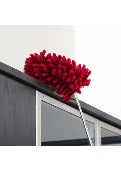 Teleskopik Mikrofiber Pratik Uzayabilen Toz Alma Fırçası Aparatı (K0)
