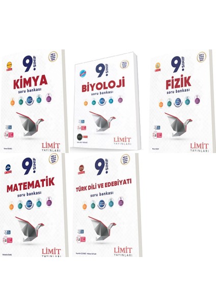 (Sınıf: 9) 2025 Sayısal Soru Bankası Seti (5 Kitap)