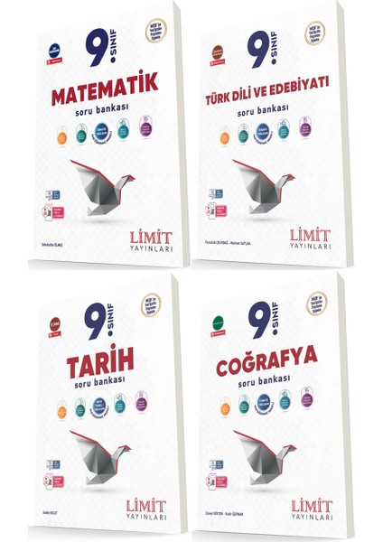 (Sınıf: 9) 2025 Eşit Ağırlık Soru Bankası Seti (4 Kitap)