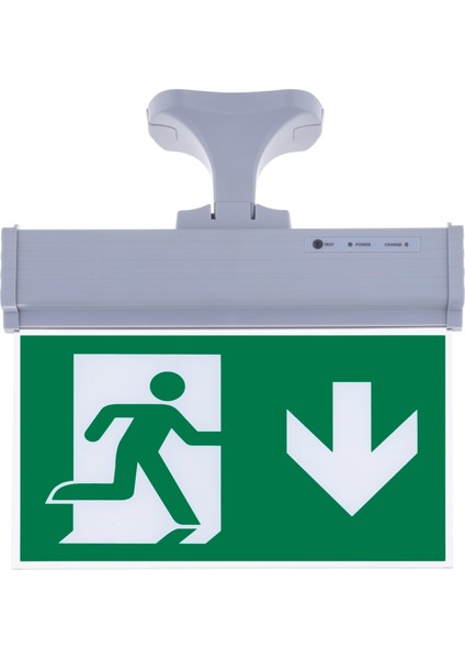 SG071-A1 Çift Yönlü Acil Yönlendirme Armatürü (Askı Aparatlı) Aşağı
