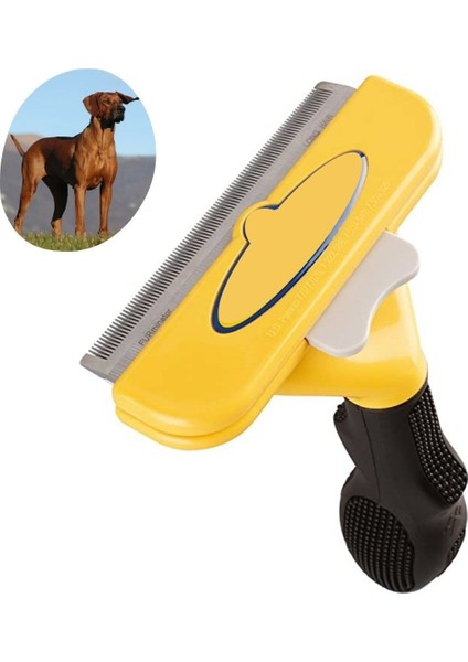 Kedi ve Köpekler Için Kısa Tüylü Köpek Tarağı Tüy Toplayıcı Tarak Large (K0)